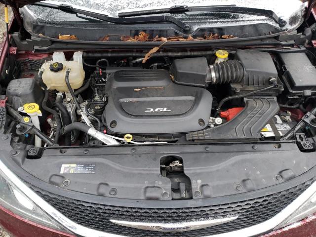2C4RC1EG5HR638000 - 2017 CHRYSLER PACIFICA TOURING L PLUS RED photo 12