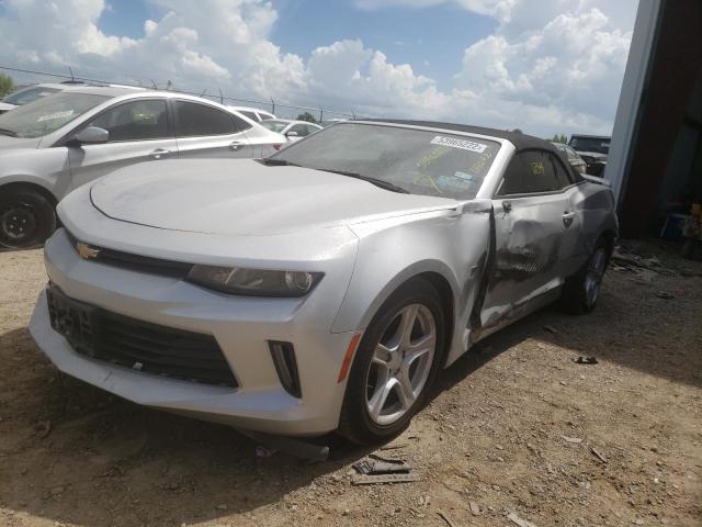 1G1FB3DX7J0119042 - 2018 CHEVROLET CAMARO LT SILVER photo 2