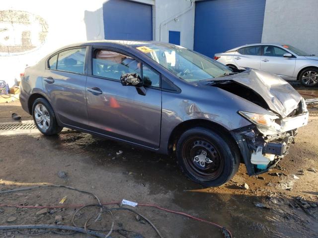 2HGFB2F57EH515942 - 2014 HONDA CIVIC LX GRAY photo 4