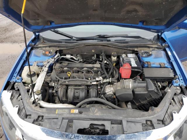 3FAHP0HA8BR120214 - 2011 FORD FUSION SE BLUE photo 11