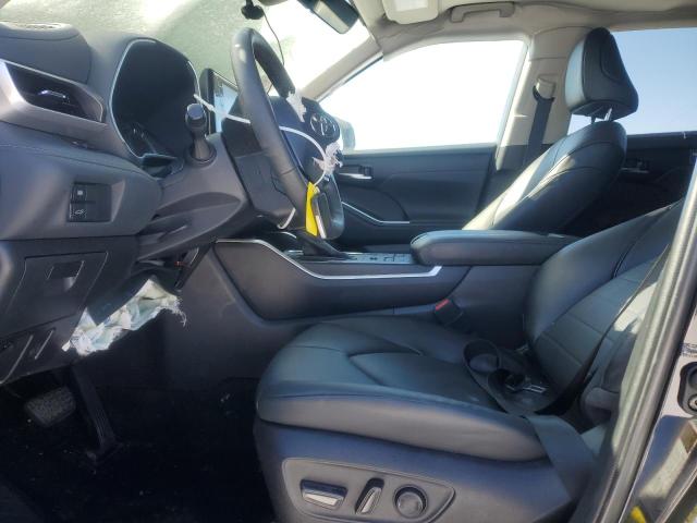 5TDGZRBH5NS246025 - 2022 TOYOTA HIGHLANDER XLE BLACK photo 7