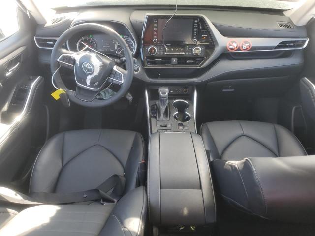 5TDGZRBH5NS246025 - 2022 TOYOTA HIGHLANDER XLE BLACK photo 8