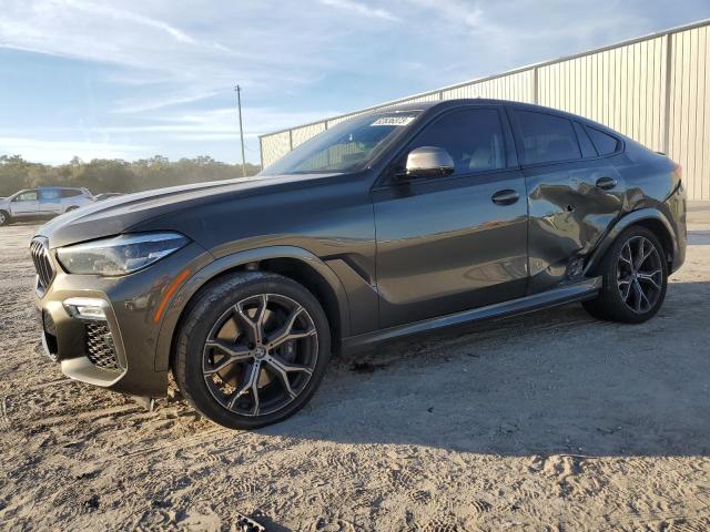5UXCY8C02LLE40564 - 2020 BMW X6 M50I GRAY photo 1