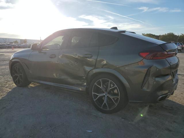 5UXCY8C02LLE40564 - 2020 BMW X6 M50I GRAY photo 2