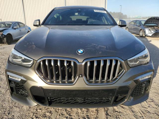 5UXCY8C02LLE40564 - 2020 BMW X6 M50I GRAY photo 5