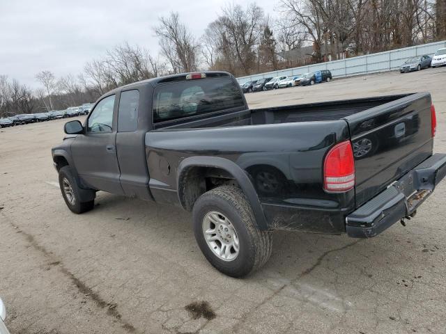 1B7GG42N62S508636 - 2002 DODGE DAKOTA SLT BLACK photo 2