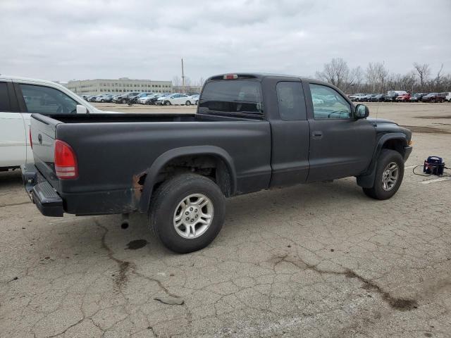 1B7GG42N62S508636 - 2002 DODGE DAKOTA SLT BLACK photo 3