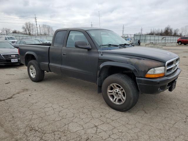 1B7GG42N62S508636 - 2002 DODGE DAKOTA SLT BLACK photo 4