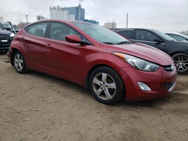 5NPDH4AE1DH252151 - 2013 HYUNDAI ELANTRA GLS RED photo 4