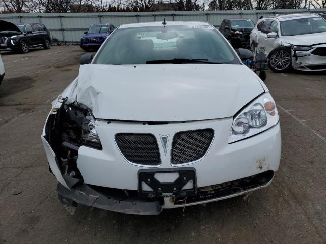 1G2ZG57BX94189984 - 2009 PONTIAC G6 WHITE photo 5