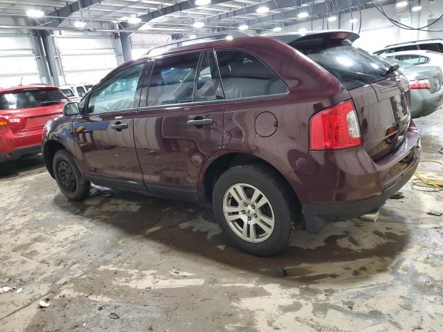 2FMDK3GC1BBB31531 - 2011 FORD EDGE SE MAROON photo 2