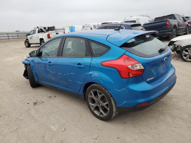 1FADP3K29EL370887 - 2014 FORD FOCUS SE BLUE photo 2