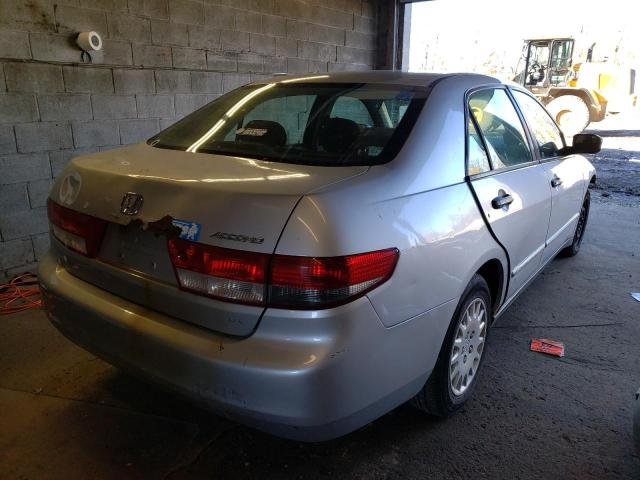 1HGCM56124A153043 - 2004 HONDA ACCORD DX GRAY photo 4