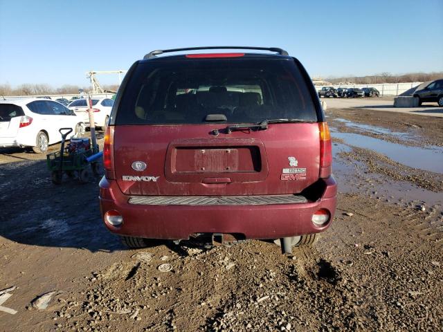 1GKDT13S922485052 - 2002 GMC ENVOY MAROON photo 6