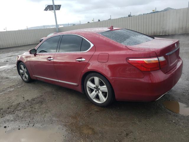 JTHBL5EF2B5105539 - 2011 LEXUS LS 460 RED photo 2