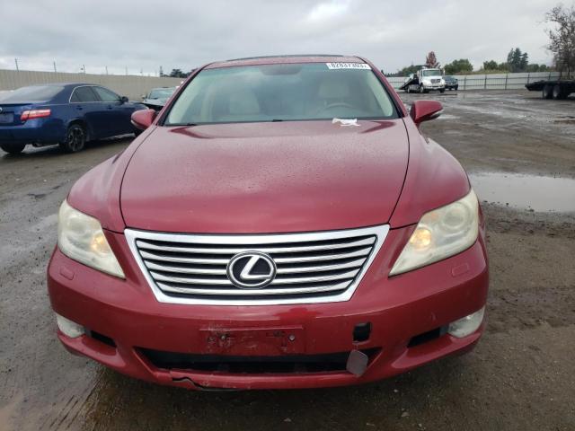 JTHBL5EF2B5105539 - 2011 LEXUS LS 460 RED photo 5