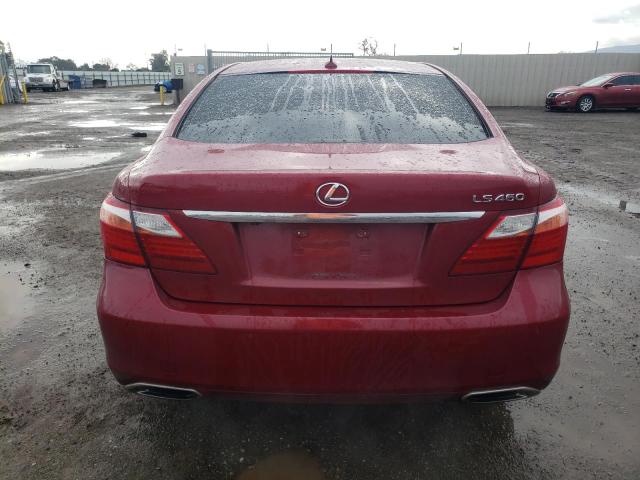 JTHBL5EF2B5105539 - 2011 LEXUS LS 460 RED photo 6