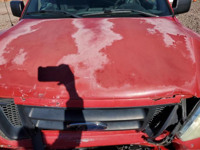 1FTPX14584NA11729 - 2004 FORD F150 RED photo 11