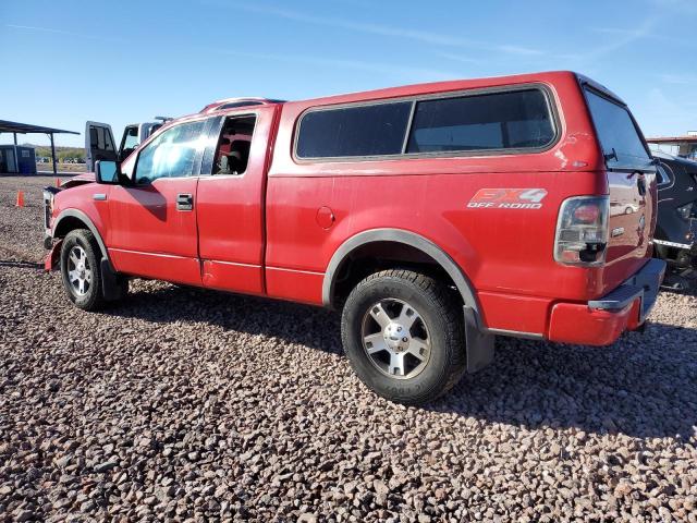 1FTPX14584NA11729 - 2004 FORD F150 RED photo 2
