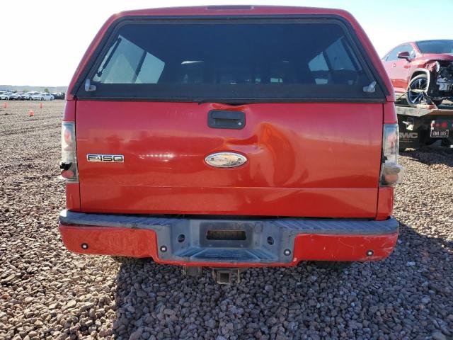 1FTPX14584NA11729 - 2004 FORD F150 RED photo 6