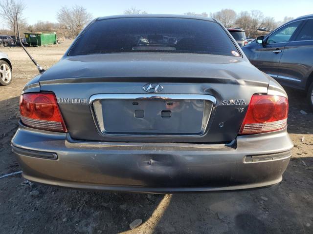 KMHWF35H24A080390 - 2004 HYUNDAI SONATA GLS GRAY photo 6