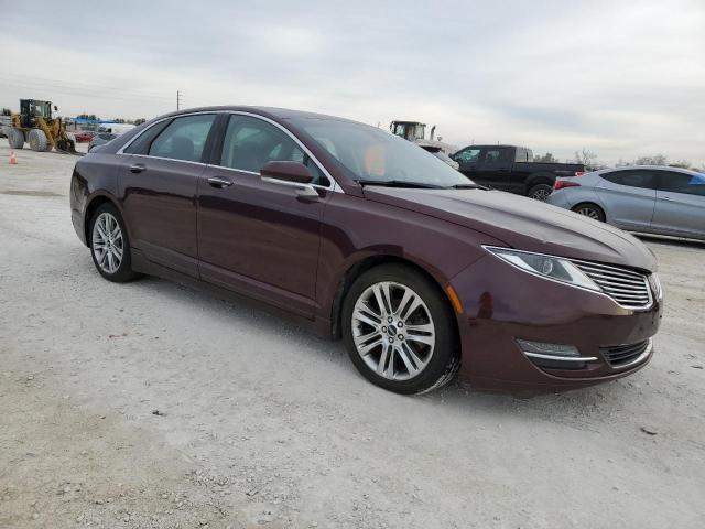 3LN6L2LU8DR816371 - 2013 LINCOLN MKZ HYBRID MAROON photo 4