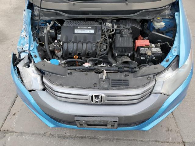 JHMZE2H76AS015404 - 2010 HONDA INSIGHT EX BLUE photo 11