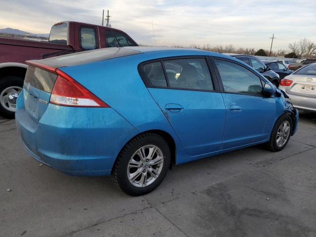 JHMZE2H76AS015404 - 2010 HONDA INSIGHT EX BLUE photo 3