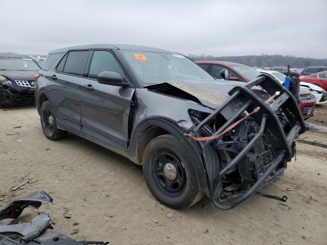 1FM5K8AB3PGA34395 - 2023 FORD EXPLORER POLICE INTERCEPTOR ნაცრისფერი ფოტო 4