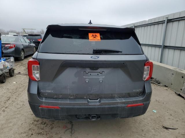 1FM5K8AB3PGA34395 - 2023 FORD EXPLORER POLICE INTERCEPTOR ნაცრისფერი ფოტო 6
