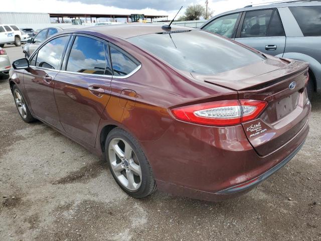 3FA6P0HD3GR399595 - 2016 FORD FUSION SE MAROON photo 2