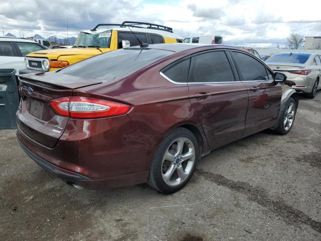 3FA6P0HD3GR399595 - 2016 FORD FUSION SE MAROON photo 3