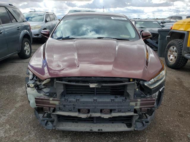 3FA6P0HD3GR399595 - 2016 FORD FUSION SE MAROON photo 5