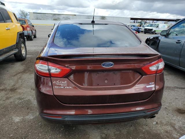 3FA6P0HD3GR399595 - 2016 FORD FUSION SE MAROON photo 6