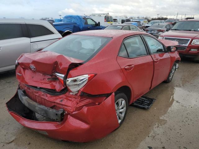 2T1BURHE0GC702188 - 2016 TOYOTA COROLLA L RED photo 3