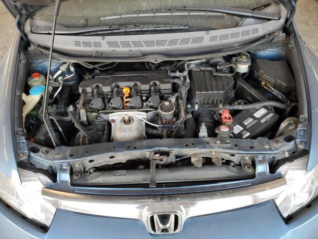 1HGFA16807L083871 - 2007 HONDA CIVIC EX BLUE photo 11