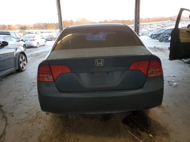 1HGFA16807L083871 - 2007 HONDA CIVIC EX BLUE photo 6