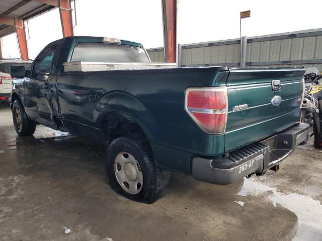 1FTRF14W99KC44354 - 2009 FORD F150 GREEN photo 2