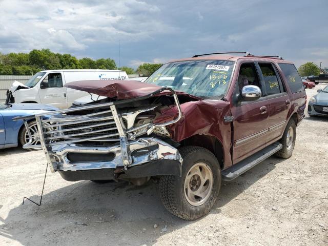 1FMPU18L3WLB06873 - 1998 FORD EXPEDITION MAROON photo 2