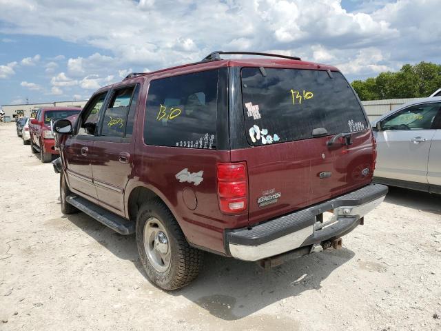 1FMPU18L3WLB06873 - 1998 FORD EXPEDITION MAROON photo 3
