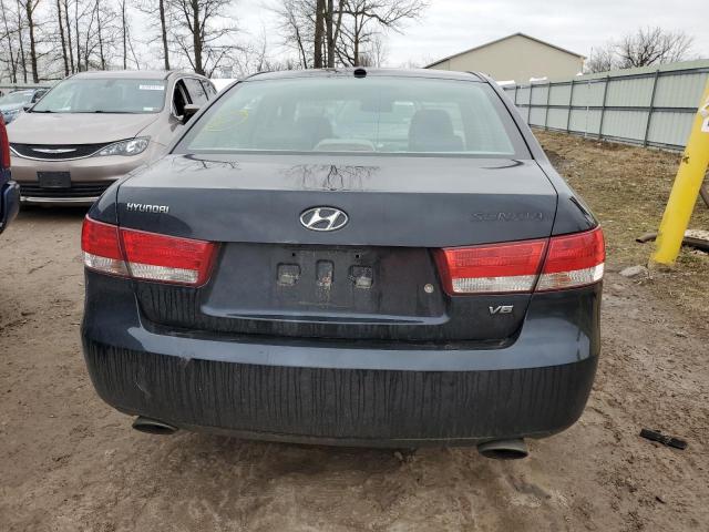 5NPEU46F67H250644 - 2007 HYUNDAI SONATA SE BLACK photo 6