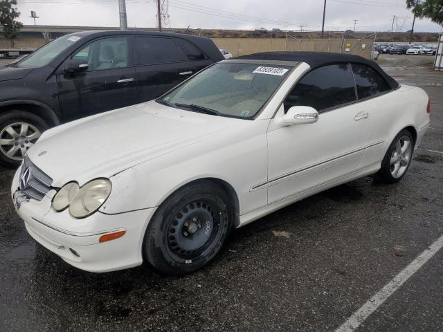 WDBTK65G55T052566 - 2005 MERCEDES-BENZ CLK 320 WHITE photo 1