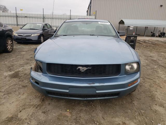 1ZVFT80N275296032 - 2007 FORD MUSTANG BLUE photo 5