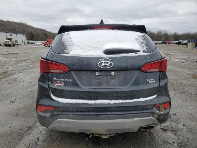 5NMZUDLB2HH023842 - 2017 HYUNDAI SANTA FE S BLACK photo 6