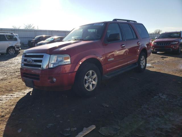 1FMFU15538LA52432 - 2008 FORD EXPEDITION XLT RED photo 1