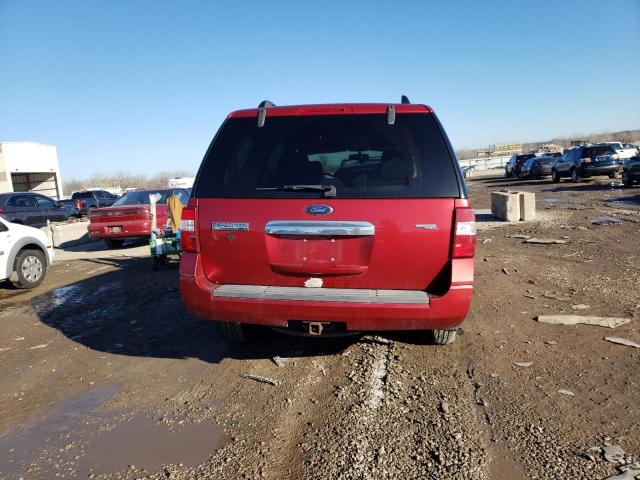 1FMFU15538LA52432 - 2008 FORD EXPEDITION XLT RED photo 6