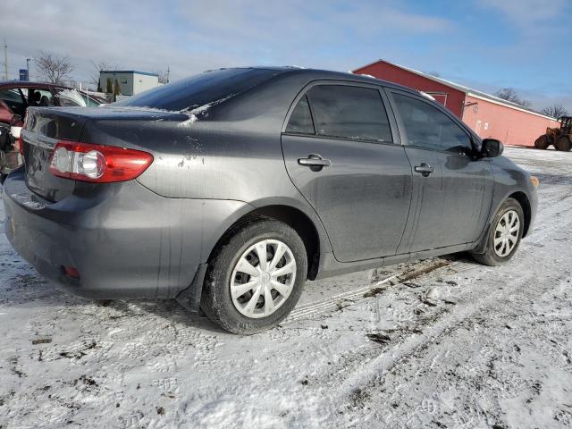 2T1BU4EE4BC676761 - 2011 TOYOTA COROLLA BASE CHARCOAL photo 3