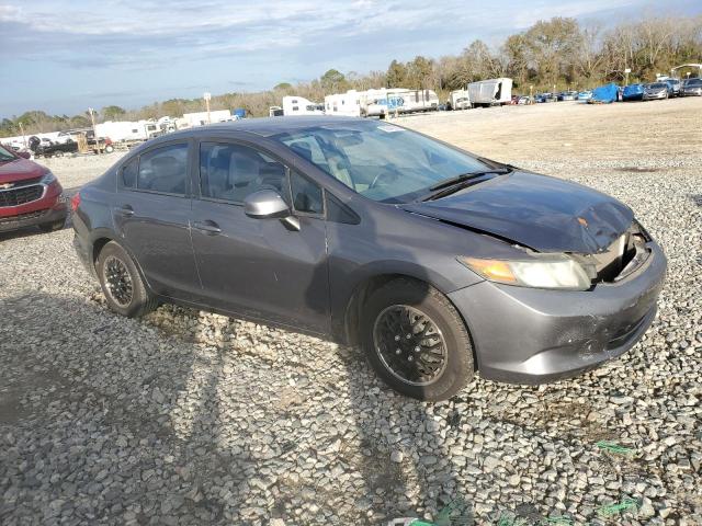 2HGFB2F57CH583834 - 2012 HONDA CIVIC LX CHARCOAL photo 4