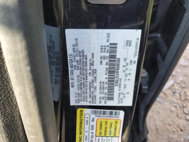 3LN6L2LU4FR600360 - 2015 LINCOLN MKZ HYBRID BLACK photo 13