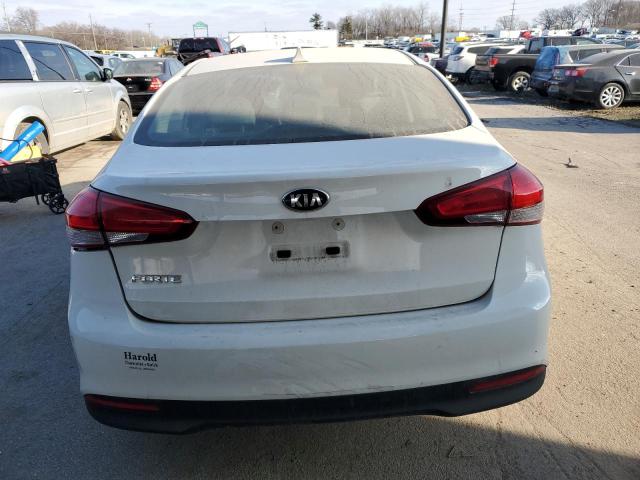 3KPFK4A79HE062314 - 2017 KIA FORTE LX WHITE photo 6